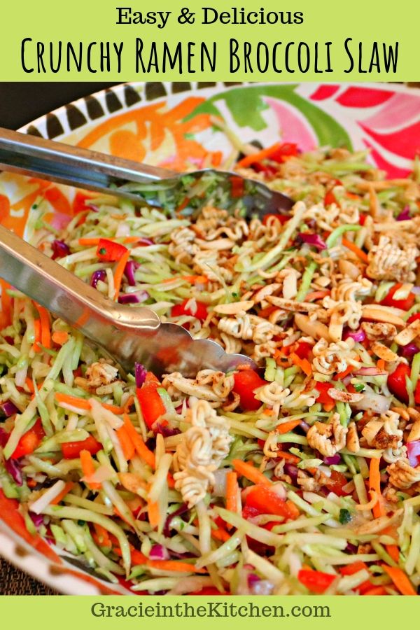 Easy and Delicious Broccoli Slaw Recipe by Gracie in the Kitchen