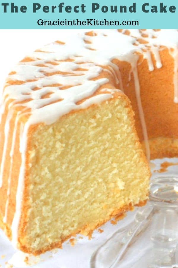 This easy and delicious pound cake recipe is the BEST! Easy Pound Cake